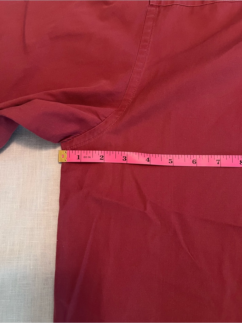 Croft&Barrow Red Button-Down - Picture 6 of 9